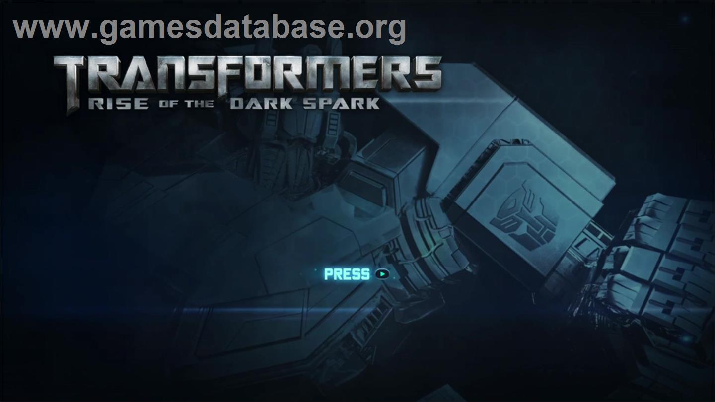 Transformers - Rise Of The Dark Spark - Microsoft Xbox 360 - Artwork - Title Screen